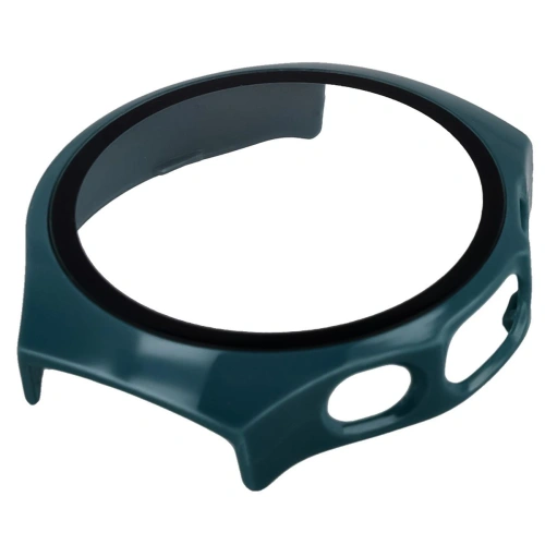 Etui ze szkłem do zegarka Bizon Case+Glass Watch do Huawei Watch 5 42mm zielone