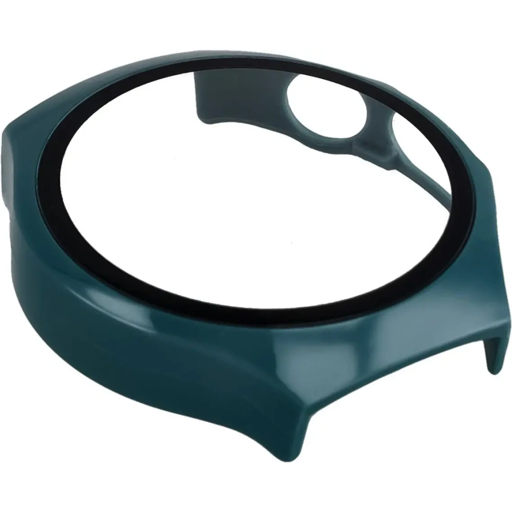 Bizon Case+Üveg Óra Huawei Watch 5 42mm zöld