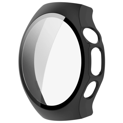 Etui ze szkłem do zegarka Bizon Case+Glass Watch do Huawei Watch 5 42mm matowe czarne