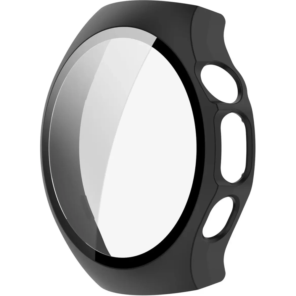 Etui ze szkłem do zegarka Bizon Case+Glass Watch do Huawei Watch 5 42mm matowe czarne