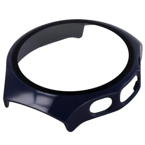 Etui ze szkłem do zegarka Bizon Case+Glass Watch do Huawei Watch 5 46mm niebieskie