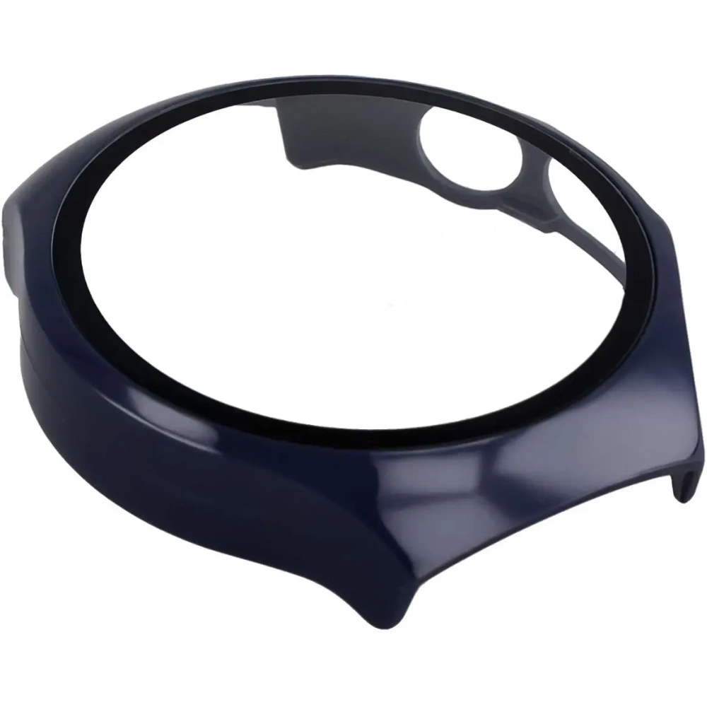 Etui ze szkłem do zegarka Bizon Case+Glass Watch do Huawei Watch 5 46mm niebieskie