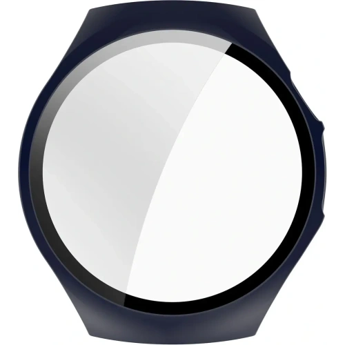 Etui ze szkłem do zegarka Bizon Case+Glass Watch do Huawei Watch 5 46mm niebieskie