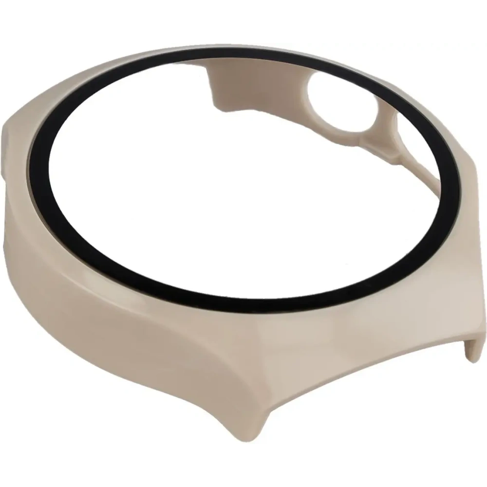 Bizon Case+Glass Ceas Huawei Watch 5 46mm bej