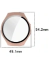 Etui ze szkłem do zegarka Bizon Case+Glass Watch do Huawei Watch 5 46mm różowe