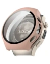 Etui ze szkłem do zegarka Bizon Case+Glass Watch do Huawei Watch 5 46mm różowe