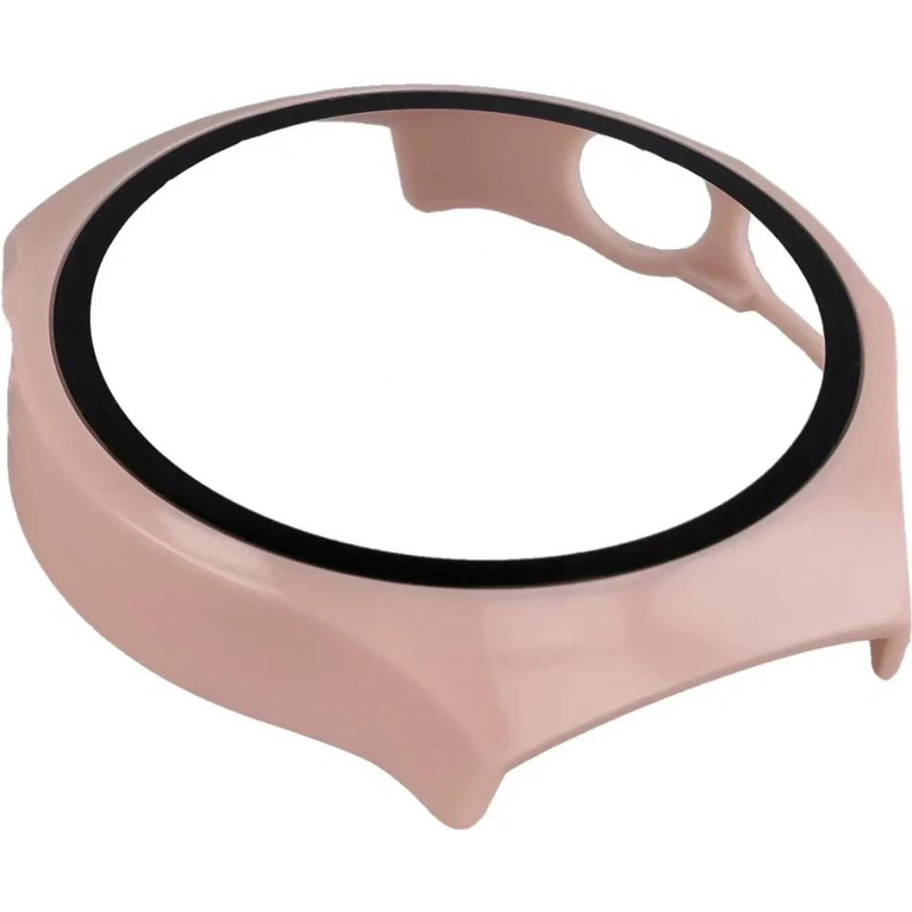 Bizon Case+Üveg Óra Huawei Watch 5 46mm rózsaszín