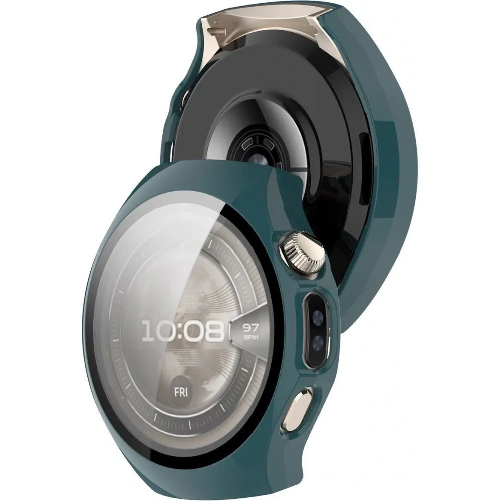 Bizon Case+Glass Hodinky Huawei Watch 5 46mm zelené