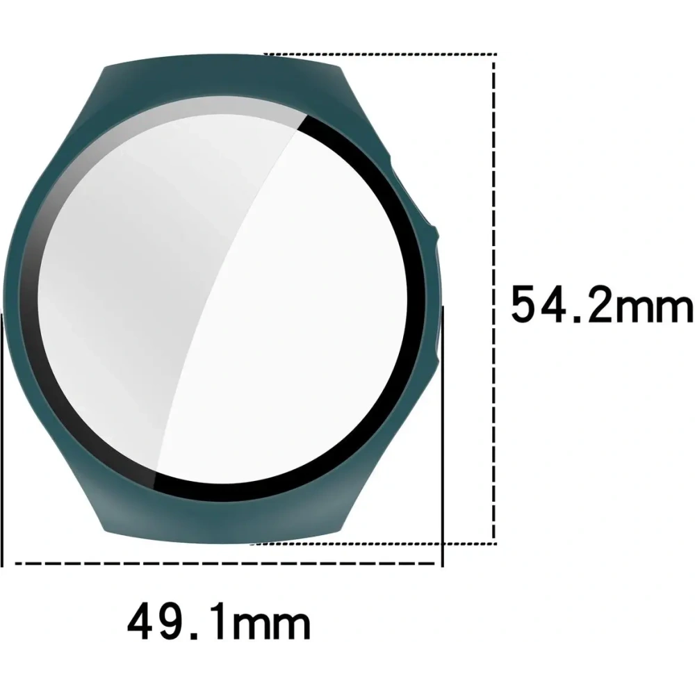 Bizon Case+Glass Ceas Huawei Watch 5 46mm verde