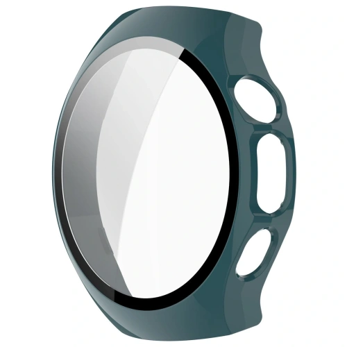 Etui ze szkłem do zegarka Bizon Case+Glass Watch do Huawei Watch 5 46mm zielone