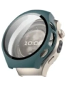 Bizon Case+Üveg Óra Huawei Watch 5 46mm zöld