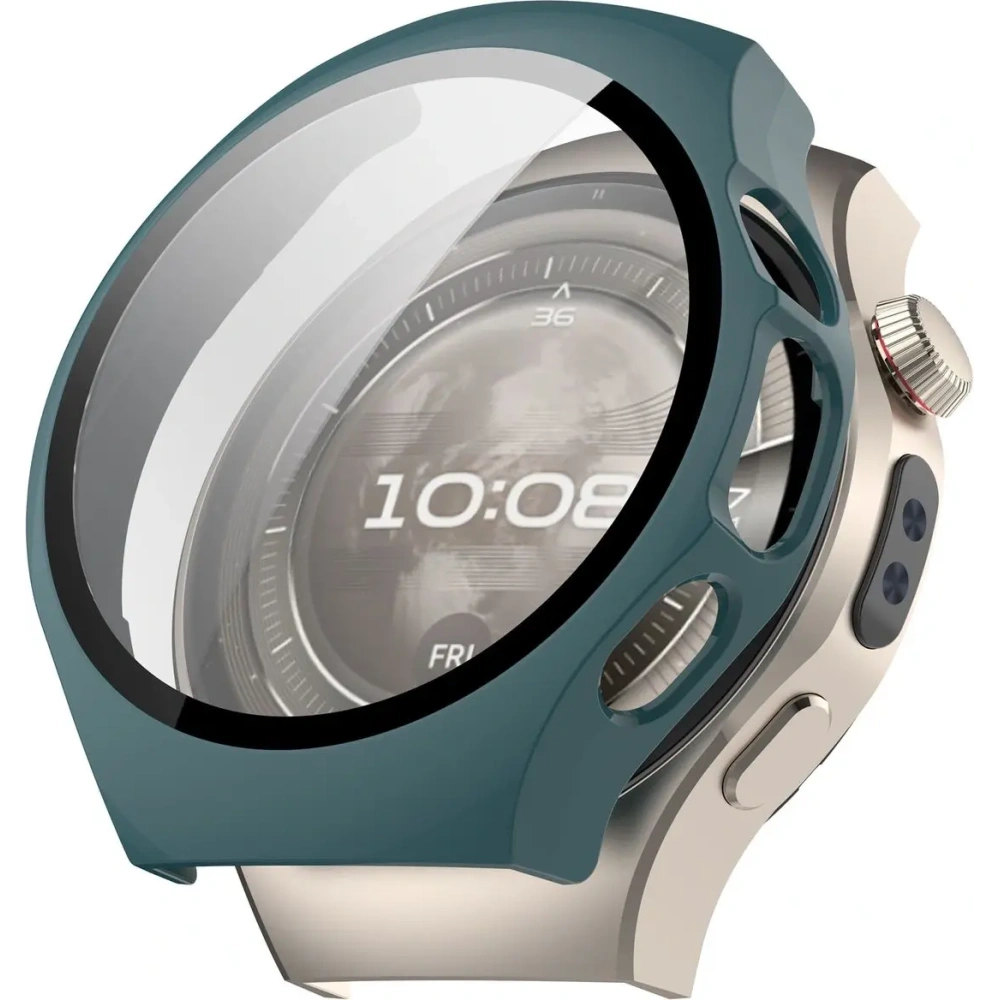 Bizon Case+Glass Ceas Huawei Watch 5 46mm verde