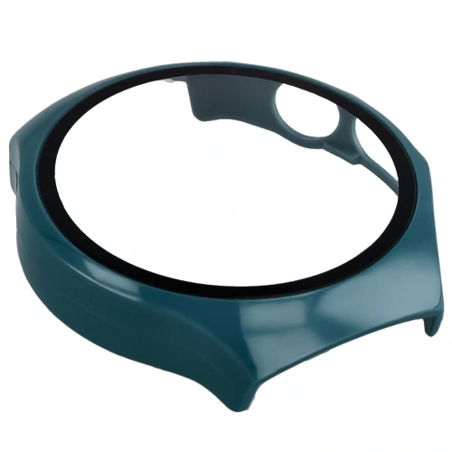 Etui ze szkłem do zegarka Bizon Case+Glass Watch do Huawei Watch 5 46mm zielone