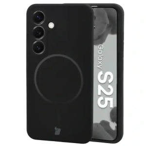 Bizon Soft Case Magnetic Samsung Galaxy S25 fekete