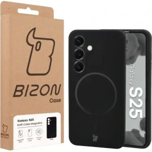 Bizon Soft Case Magnetic Samsung Galaxy S25 fekete