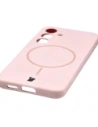 Bizon Soft Case Magnetic Samsung Galaxy S25 hellrosa