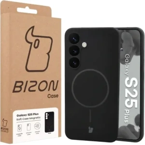 Bizon Soft Case Magnetic Samsung Galaxy S25+ Plus černý