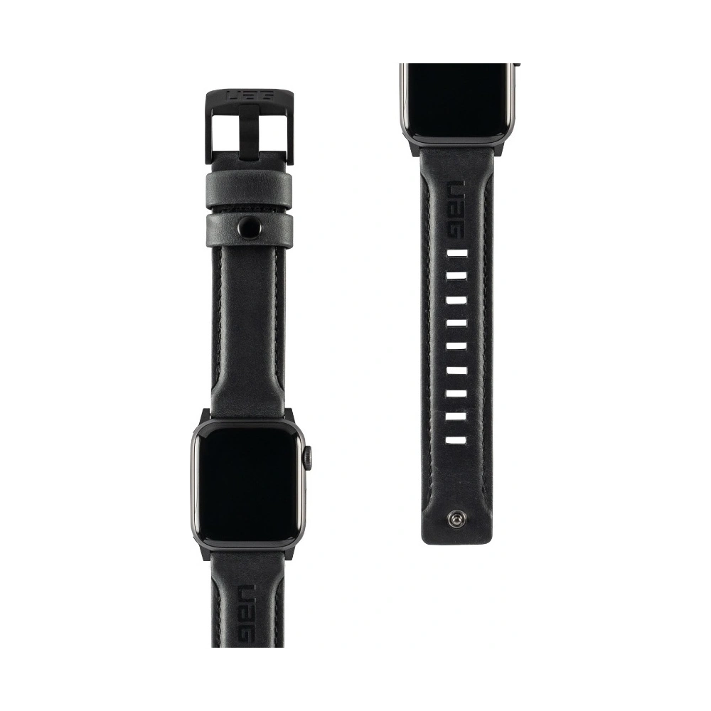 Hurtownia GSM - Pasek UAG Urban Armor Gear Kožený pásek Apple Watch 4/5/6/7/SE/8/9/Ultra 44/45/49mm (černý) - UAG260BLK - {ean13} - Hurt