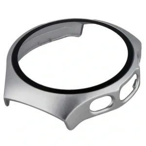 Bizon Case+Glass Hodinky Huawei Watch 5 46mm saténově stříbrné