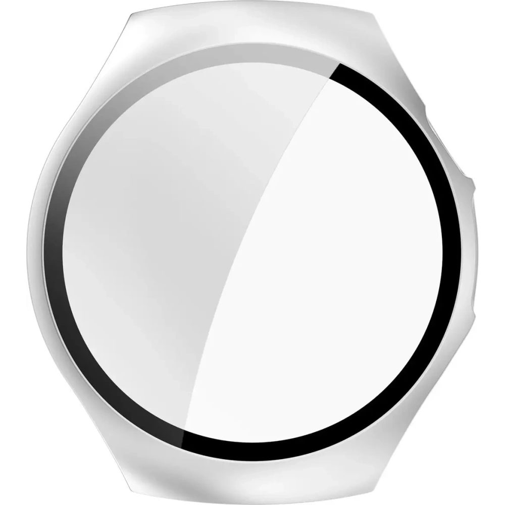 Bizon Case+Üveg Óra Huawei Watch 5 46mm selyem ezüst