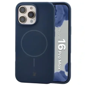 Bizon Soft Case Magnetic Apple iPhone 16 Pro Max navy blue