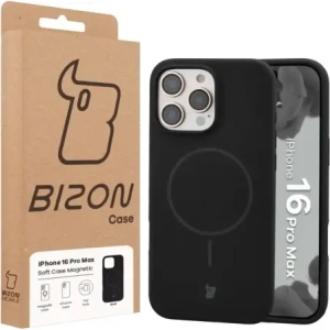 Bizon Soft Case Magnetic Apple iPhone 16 Pro Max black