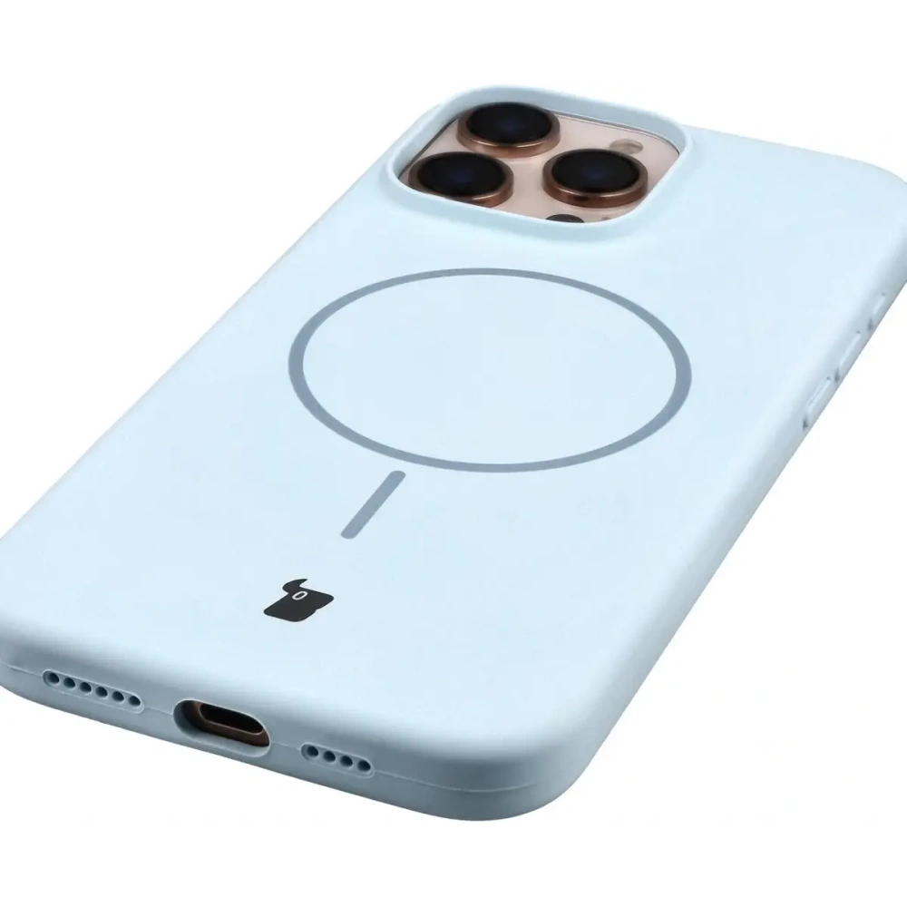 Bizon Soft Case Magnetic Apple iPhone 16 Pro Max blue
