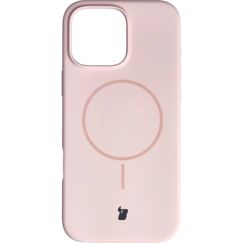 Bizon Soft Case Magnetic Apple iPhone 16 Pro Max light pink