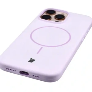 Bizon Soft Case Magnetic Apple iPhone 16 Pro Max light purple