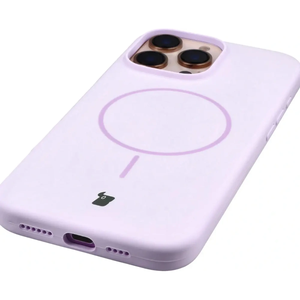 Bizon Soft Case Magnetic Apple iPhone 16 Pro Max light purple