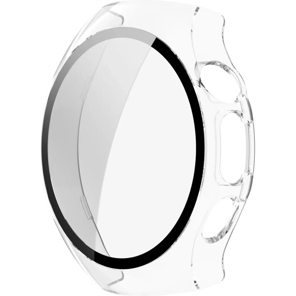 Etui ze szkłem do zegarka Bizon Case+Glass Watch do Huawei Watch 5 42mm przeźroczyste