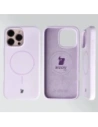Bizon Soft Case Magnetic Apple iPhone 16 Pro Max light purple