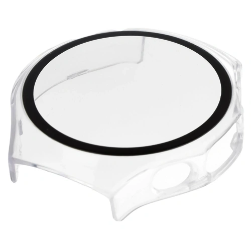 Etui ze szkłem do zegarka Bizon Case+Glass Watch do Huawei Watch 5 42mm przeźroczyste