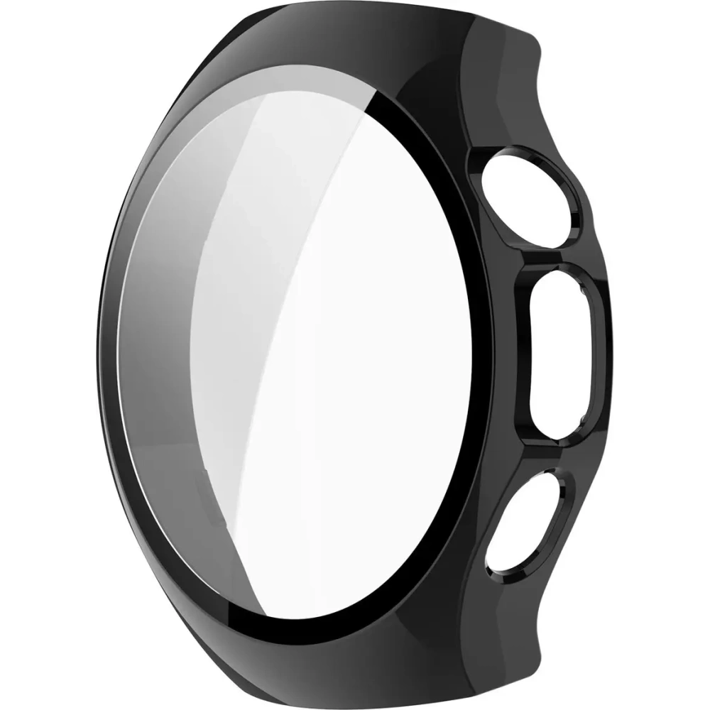 Bizon Case+Üveg Óra Huawei Watch 5 46mm fekete