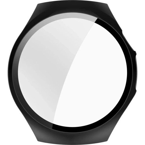 Etui ze szkłem do zegarka Bizon Case+Glass Watch do Huawei Watch 5 46mm czarne