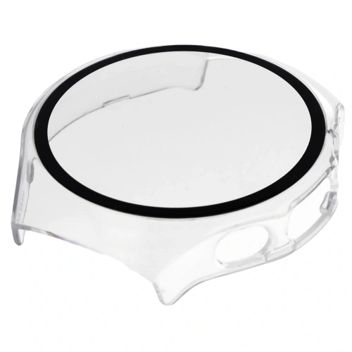 Etui ze szkłem do zegarka Bizon Case+Glass Watch do Huawei Watch 5 46mm przeźroczyste