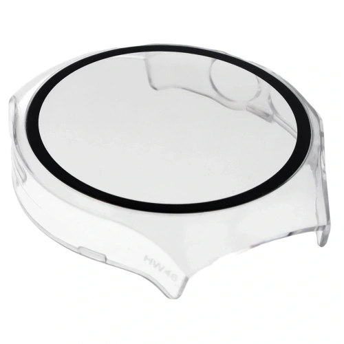 Etui ze szkłem do zegarka Bizon Case+Glass Watch do Huawei Watch 5 46mm przeźroczyste