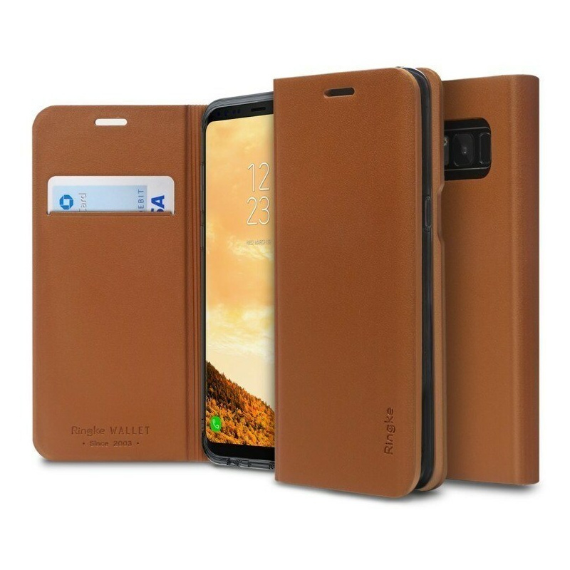 Ringke Distributor - 8809550342125 - [KOSZ] - Ringke Wallet Fit Samsung Galaxy S8 Brown - B2B homescreen
