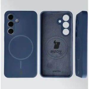 Bizon Soft Case Magnetic Samsung Galaxy S24 námořnická modř