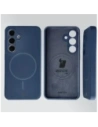 Bizon Soft Case Magnetic Samsung Galaxy S24 navy blue