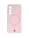 Bizon Soft Case Magnetic Samsung Galaxy S24 hellrosa
