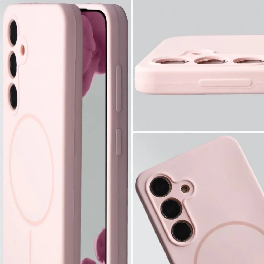 Bizon Soft Case Magnetic Samsung Galaxy S24 light pink