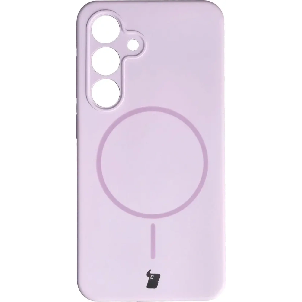 Bizon Soft Case Magnetic Samsung Galaxy S24 světle fialový