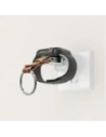 4smarts USB-C Indukciós Töltő Apple Watch-hoz Kulcstartóval Ezüst színben