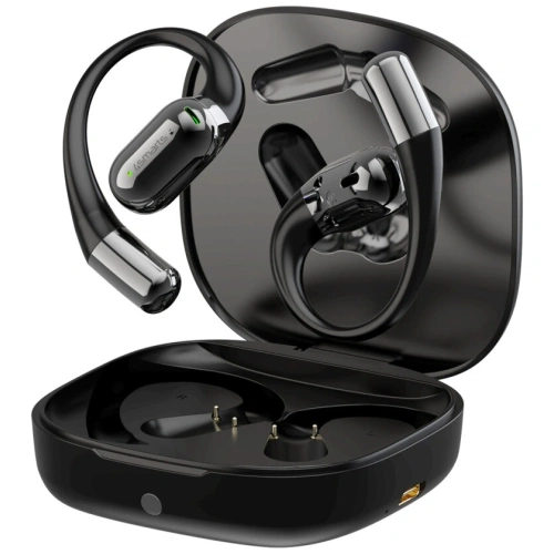 Słuchawki Bluetooth 4smarts SkyBuds OWS Open-Ear z ekranem AI czarny