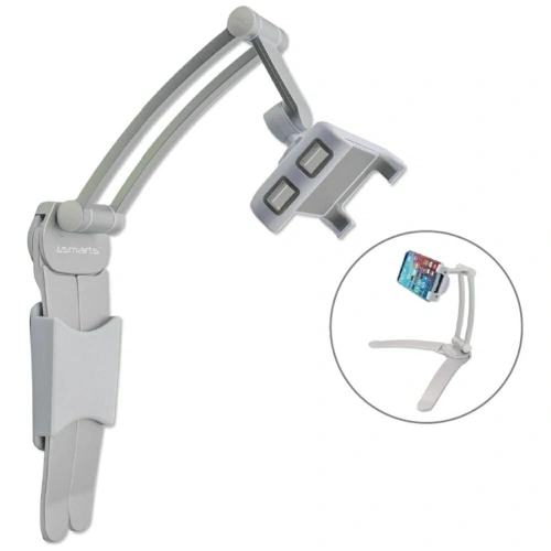 Uchwyt kuchenny 4smarts ErgoFix H7 do tabletów i smartfonów srebrny