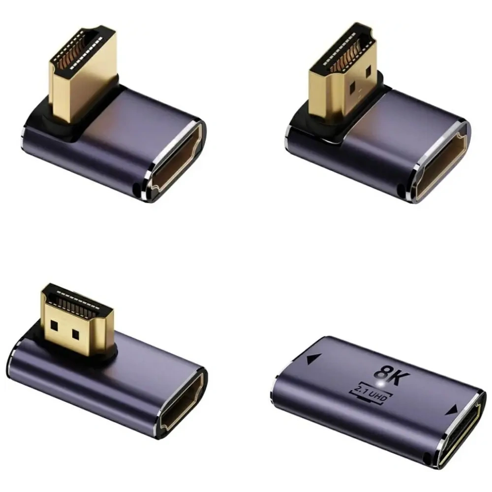 4smarts 8K set of four HDMI adapters gray