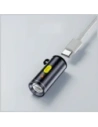 Zestaw akcesoriów 4w1 4smarts Explorer kabel brelok USB-C, adapter USB-C / USB-C, zapalniczka USB-C, latarka USB-C czarny