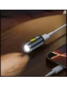 Zestaw akcesoriów 4w1 4smarts Explorer kabel brelok USB-C, adapter USB-C / USB-C, zapalniczka USB-C, latarka USB-C czarny