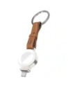 Set de accesorii 4smarts Style 4 în 1: portofel MagSafe, încărcător pentru Apple Watch, brățară pentru Apple Watch, husă pentru AirTag, maro